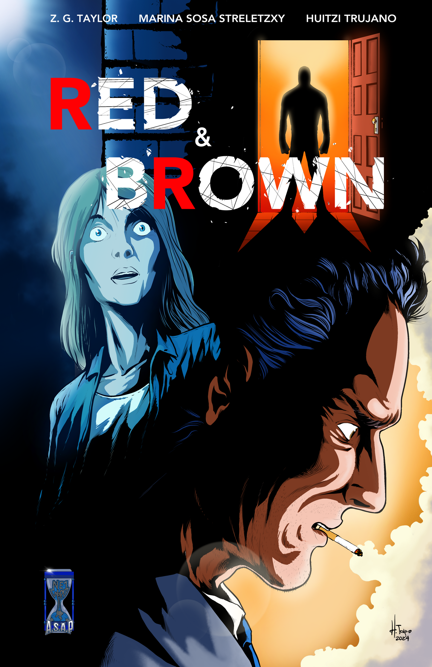 DIGITAL DOWNLOAD - Red & Brown