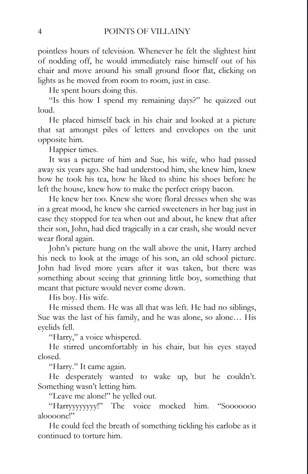 Points of Villainy/Points of Virtue - Prose Book