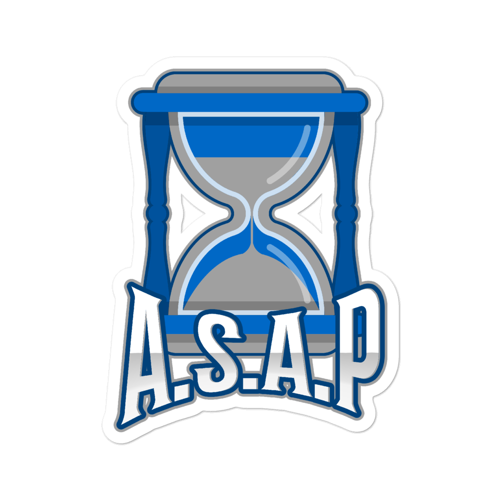 ASAP Logo Bubble-free stickers