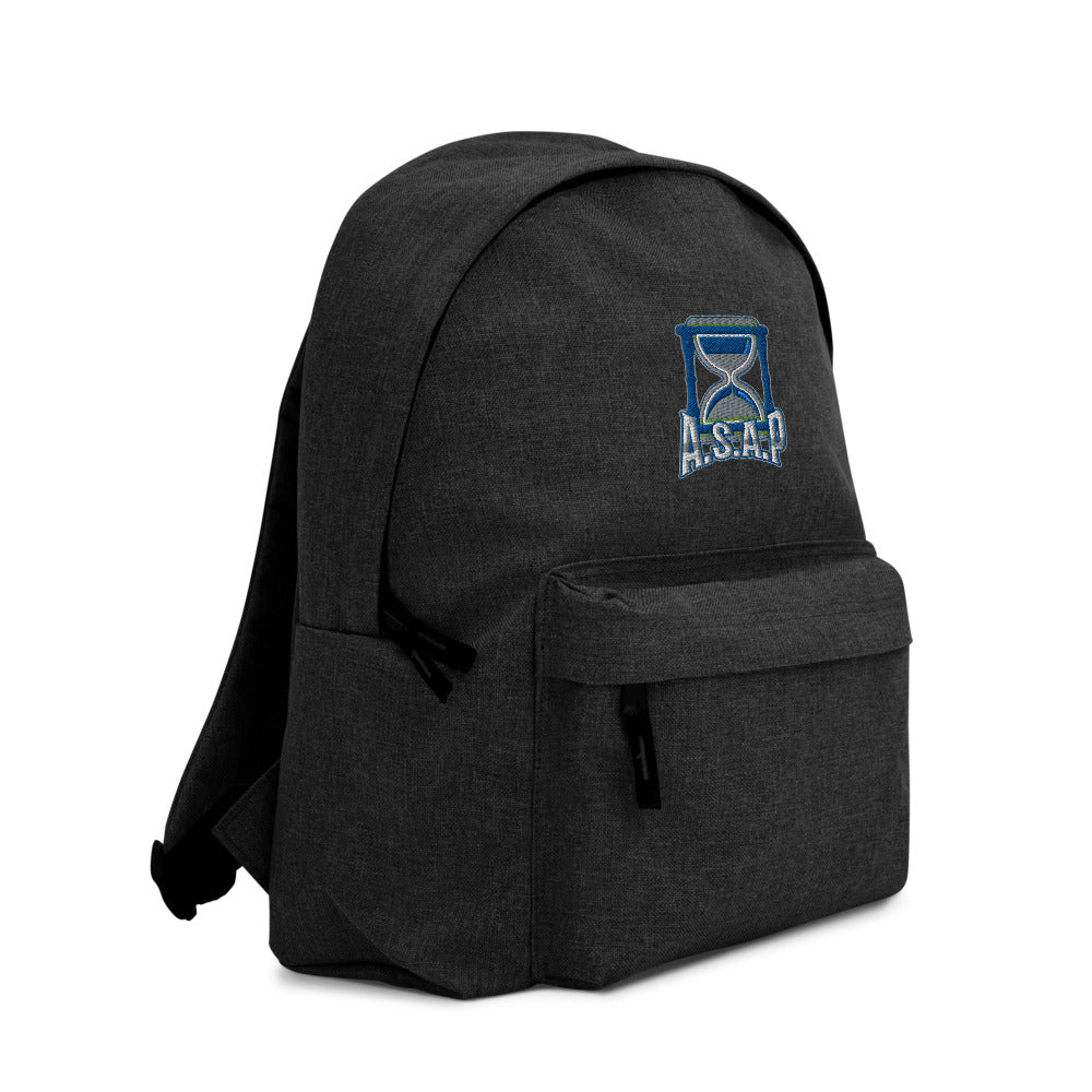 ASAP Logo Embroidered Backpack