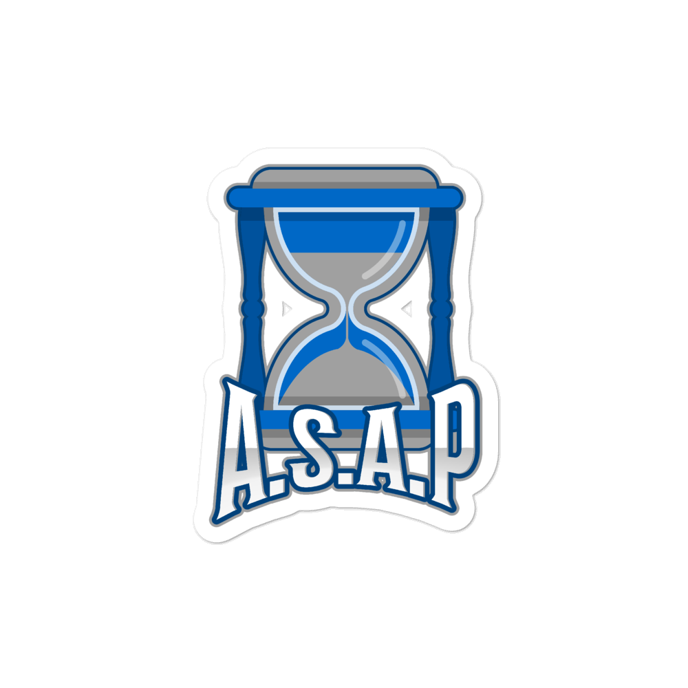 ASAP Logo Bubble-free stickers