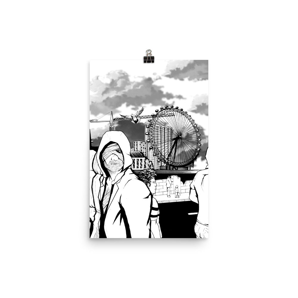 Messiah Cover B/W Poster