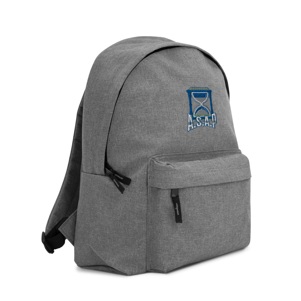 ASAP Logo Embroidered Backpack