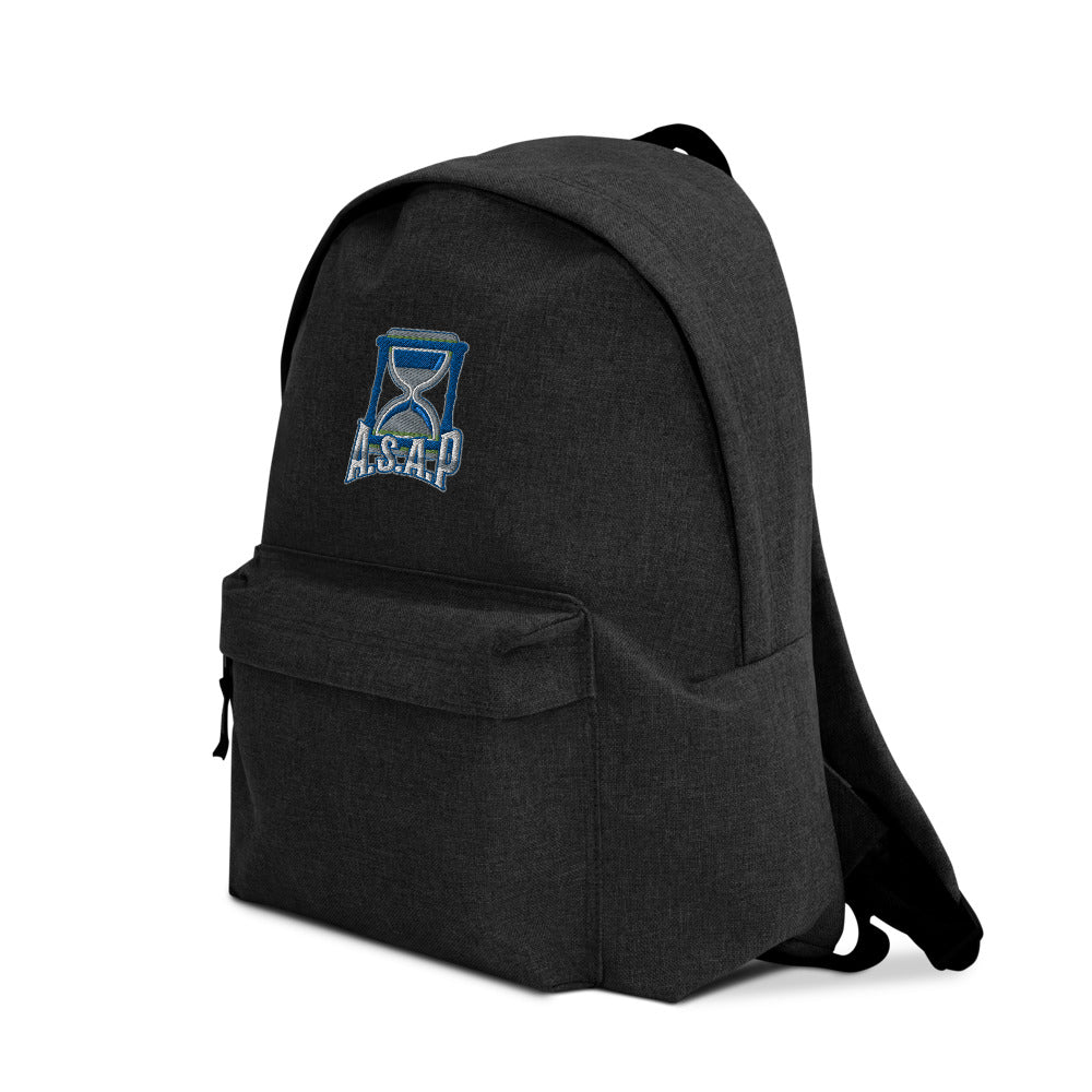 ASAP Logo Embroidered Backpack