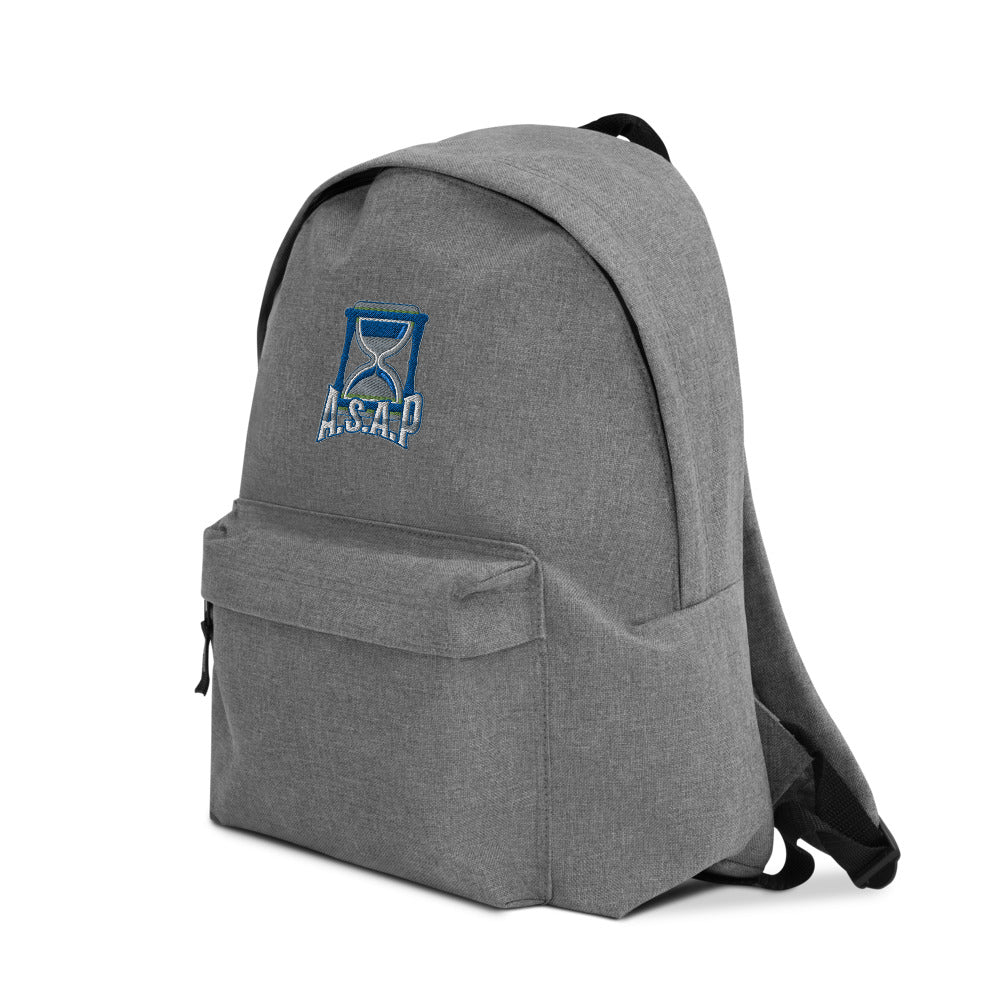 ASAP Logo Embroidered Backpack