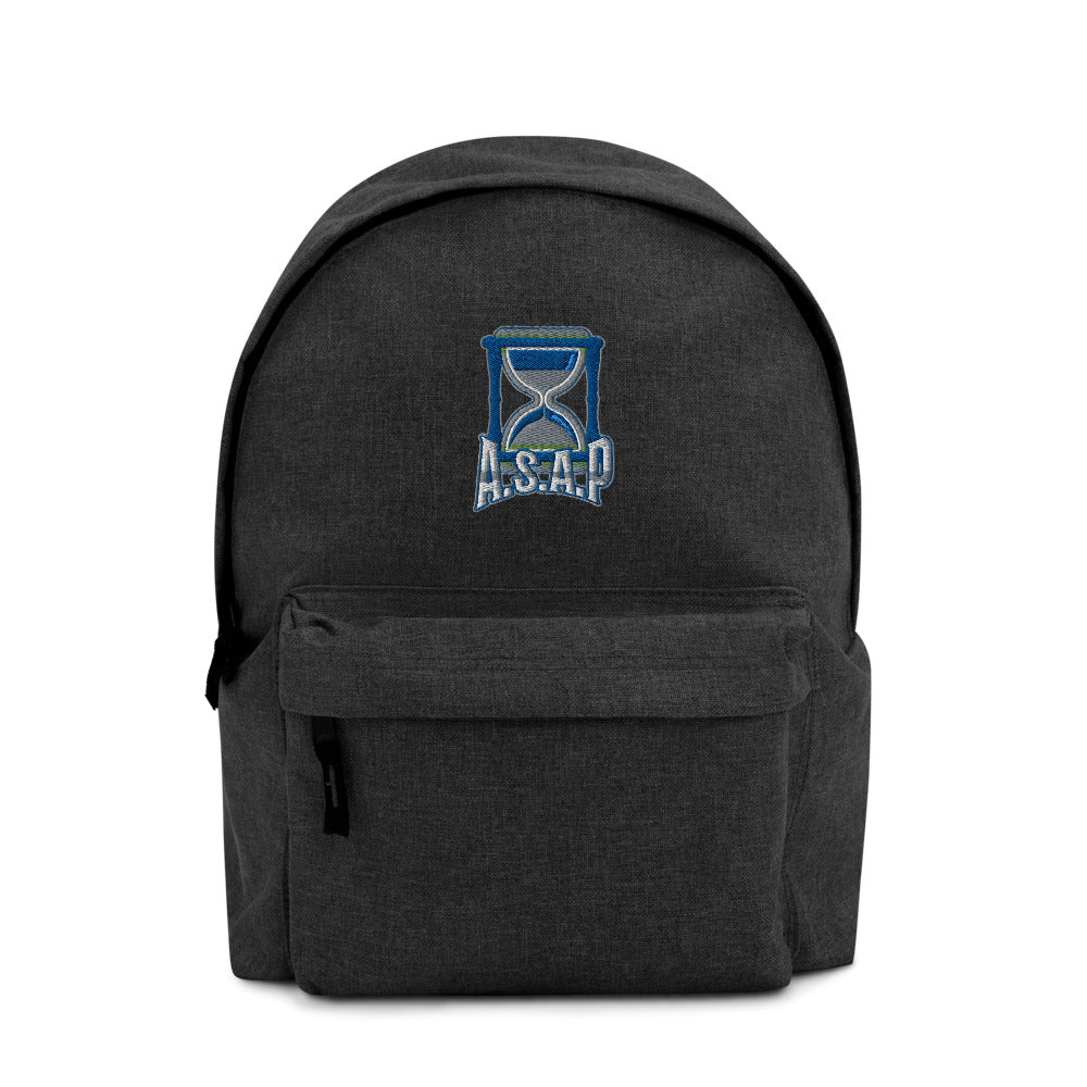 ASAP Logo Embroidered Backpack